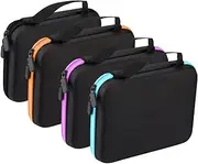 TREETDOBV 63 Slots Essential Oil Storage,Portable Aromatherapy Essential Oil Travel Protect Storage Bag Case Box Organizer for 1ml, 2ml, 3ml Bottles Travel Storage Organizer Bag (Black)