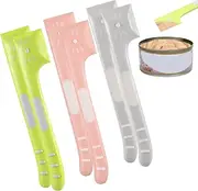 Hpmjz 6 Pcs Dog Cat Food Spoon Pet Food Can Supplies Mini Scoop Food Canned Silicone Cat Wet Spatula Pet Food Mixing Spoons Set Canned Scoop for Dog Feeding Jar Wet Food Storage