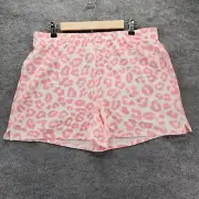 Grayson Threads Sleepwear Pajama Shorts Womens XL White Pink