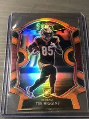 Tee Higgins Select Orange Die Cut Prizm Rookie Mint Football Card