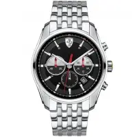 在飛比找Yahoo奇摩購物中心優惠-FERRARI 速度時尚計時三眼腕錶/42mm/083019