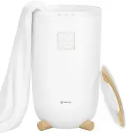 Keenray Luxury Towel Warmer for Bathroom LCD Timer & Temperature Control White