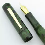 Peyton Street Pens Zayante Fountain Pen- Green Ripple Ebonite JoWo #6 Nibs (New)