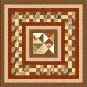 CHOCOLATE BOX - 49" x 49" - Pre-cut Quilt Kit by Quilt-Addicts Lap size