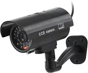 Dummy Camera, Waterproof Fake Surveillance Camera Flashing LED Security Camera for Indoor & Outdoor