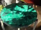 Malachite Coffee Counter Desk Table, Console Bar Table, Random Conference Decors