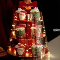 在飛比找蝦皮購物優惠-耶誕節 烘焙 蛋糕裝飾 甜品模具 2022耶誕節快樂塔主題樹