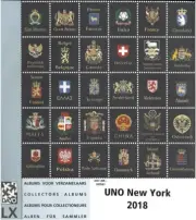 2018 DAVO United Nations-New York Hingeless Supplement, NEW