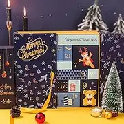 Empty Advent Calendars to Fill, 2024 24 Empty Advent Calendar Boxes, Advent Calendar Fillers for Kids,DIY Advent Calendar Empty Boxes to Fill, Fillable Empty Advent Calendar 2024 (Blue)