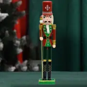 Christmas Nutcracker Christmas Decoration Traditional Wooden Nutcracker Figurine