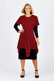 Overlay Dress 3 Pce Set--COR-ICDT23296