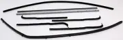 Window Sweeps Felt Kit for Ford F100 F250 1961-66 2DR PickUp OEM 8Pc Inner Outer (for: Ford)