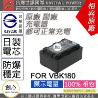 在飛比找Yahoo!奇摩拍賣優惠-創心 副廠 電池 台灣世訊 VW-VBK180 VBK180