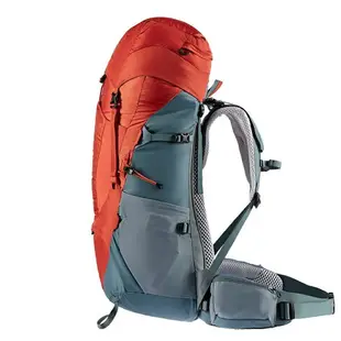 Deuter AIRCONTACT LITE拔熱式透氣背包 45+10SL 3340421 辣椒紅/蘆薈綠【野外營】