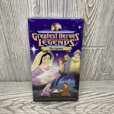 Greatest Heroes and Legends of the Bible - The Nativity (VHS, 1998) New SEALED