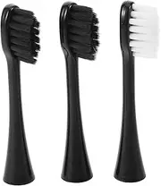 SOESFOUFU Toothbrush Replacement Heads 3pcs Soft Bristle Brush Heads for Electric Toothbrush Ideal for Home Travel