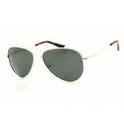 Polaroid Core Unisex Sunglasses Gold Green Aviator Frame PLD 6012/N/NEW 0PEF UC