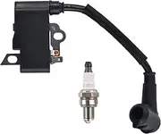 Ignition Coil With Spark Plug 1143 400 1307 For Stihl MS231 MS231C MS231C-BE MS231 MS231CBE 2-Mix MS231Z MS251 MS251C MS251 2-Mix MS251CBE MS251CBE 2-Mix MS251C-BEQ MS251Z Chainsaw