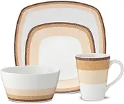 [Noritake] Colorscapes Layers Desert 4-Piece Square Place Setting, Service for 1