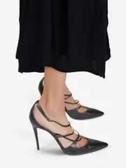Black Crossfliketa 100 Pumps