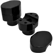 LA Choppers Black Springer Riser for 1" Handlebars | LA-7410-02B