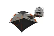 3 IN 1 Cat Tent Tunnel Enclosure Dog Pet House Tower Puppy Playpen Cage Rabbit Ferret Outdoor Indoor Gym Exercise Portable Foldable