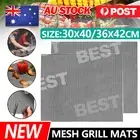 BBQ Barbecue Grill Mat Stainless Steel Mesh Wire Non-stick Grilling Accessor