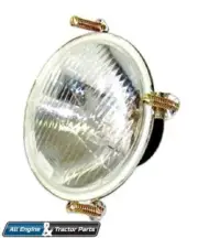 Round Headlight Insert LH - Type: Massey Ferguson Tractors
