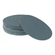 Sandpaper Round 180x180mm 600 Grit 50 Pcs Black Hook & Loop Sanding Sheets