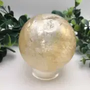 Honey Calcite Crystal Sphere C 2.5"