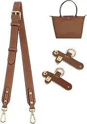 [SEPYIQI] Leather Purse Straps, Replacement Crossbody Shoulder Strap for Middle/Large Le PLIAGE, Punch-Free Leather Strap for Big Handbag Clutch Bag Accessories