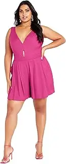 [City Chic] Plus Size Playsuit, Everlee Playsuit