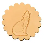 Howling Coyote Left Leathercraft 3-D Stamp 88422-01