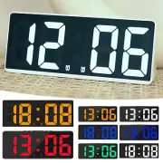 Simple Desk Alarm Bedside LED Digital Alarm Clock MIRROR Electronic Backlight↫