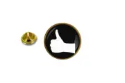 pins pin's badge metal lapel hat button i like up hand thumb