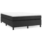 Bed Frame Slatted Mattress Base Bedstead with Wood Frame Faux Leather vidaXL