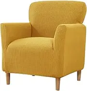 Chair Covers Sofa Covers 1 Pieces Stretch Couch Covers Single Single Armchair Sofa Slipcovers with Elastic Bottom Washable Furniture Protector for Living Room (Color : #12)
