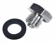 EMPI 8856 Magnetic Oil Drain Plug w/ Washer, Chrome, For Dune Buggy, 113-115-193