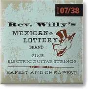 Dunlop RWN0738 Reverend Willy Electric Guitar Strings - Extra Light