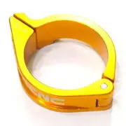 gobike88 KCNC Front Derailleur Clamp, 34.9mm, 16g, Gold, E61