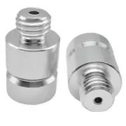 Versatile 2Pack Aluminum GPS GNSS Adapter for Total Station Prisms and Rods