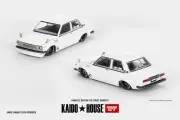 Kaido House KHMG122 Datsun 510 Street Nismo V2 1/64 White JDM Turbo Mini GT