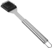 KITANDOVE Set BBQ Cleaning Brush for Grill Cleaner Barbecue Cleaning Scraper Grill Brush Barbecues Tool Scrapper Barbeque Scrapers - Char Cleaner Outdoor Accessories Silver Stainless Steel