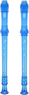 JOINPAYA 2pcs Soprano Recorder Flute for Beginners Easy to Play for School and Music Class Sound Comfortable Grip for Students and Young Musicians