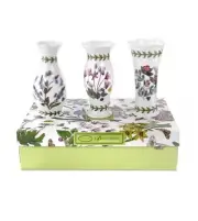 Portmeirion Vases, Set of 3 Botanic Garden Mini