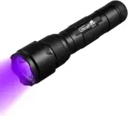 ULTRAFIRE Black Light UV Flashlight, Super Power UV 395-405 Nm LED WF-502B For