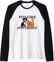 [caterpillar] pro-cats pro-choice Raglan Baseball Tee