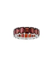 Diana M. Fine Jewelry 14K Garnet Eternity Ring