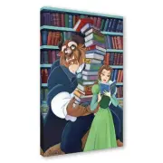 Belle's Books 18Hx12W Disney BEAUTY and BEAST Wall Art by Michelle St Laurent