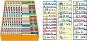 JWQFBC Word Families Phonics Flash Cards for from 5+ More Delivers Educational Reading and Reim -Flip Books for Vocabulary Buildings